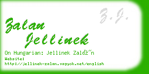 zalan jellinek business card